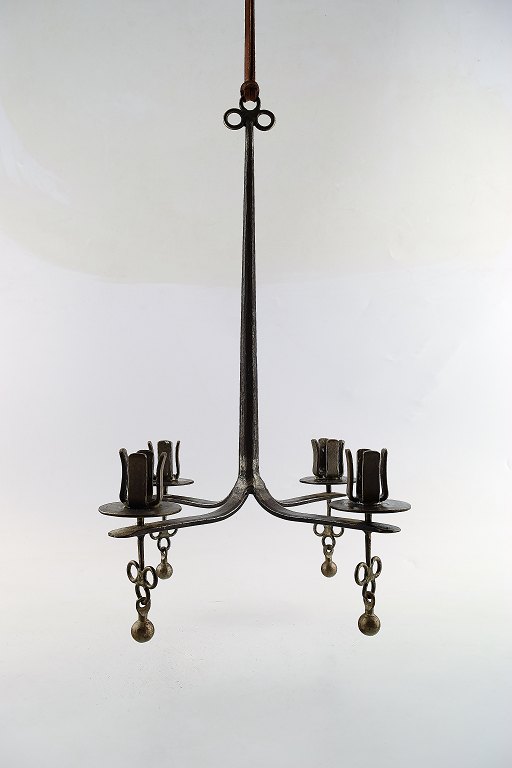 Erik Höglund, chandelier, wrought iron.
