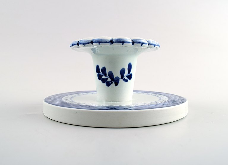 Tranquebar faience candlestick.
Aluminia. Royal Copenhagen.