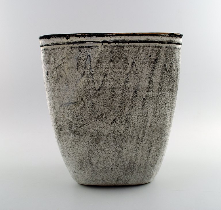 Kähler, Denmark, glazed large stoneware vase. Nils Kähler. 1960s.
