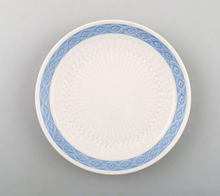 Blue Fan Royal Copenhagen porcelain dinnerware. 
bread plate cake plate no. 11522.