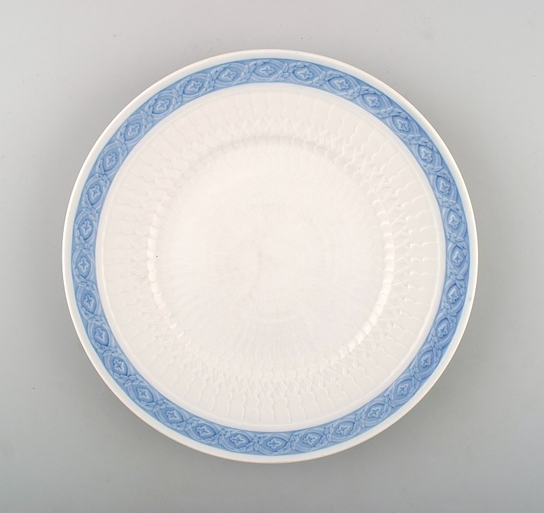 2 plates Royal Copenhagen Blue Fan, large dinner plates.
