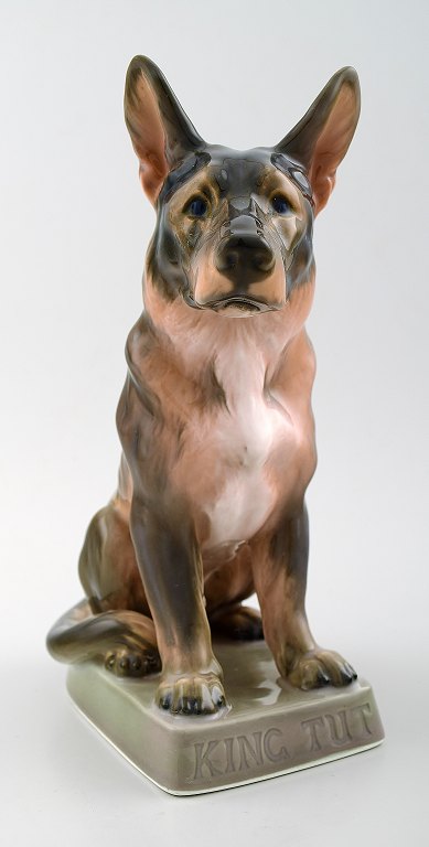 Meget sjælden Dahl Jensen Schæferhund King Tut.
Modelnummer 1100.