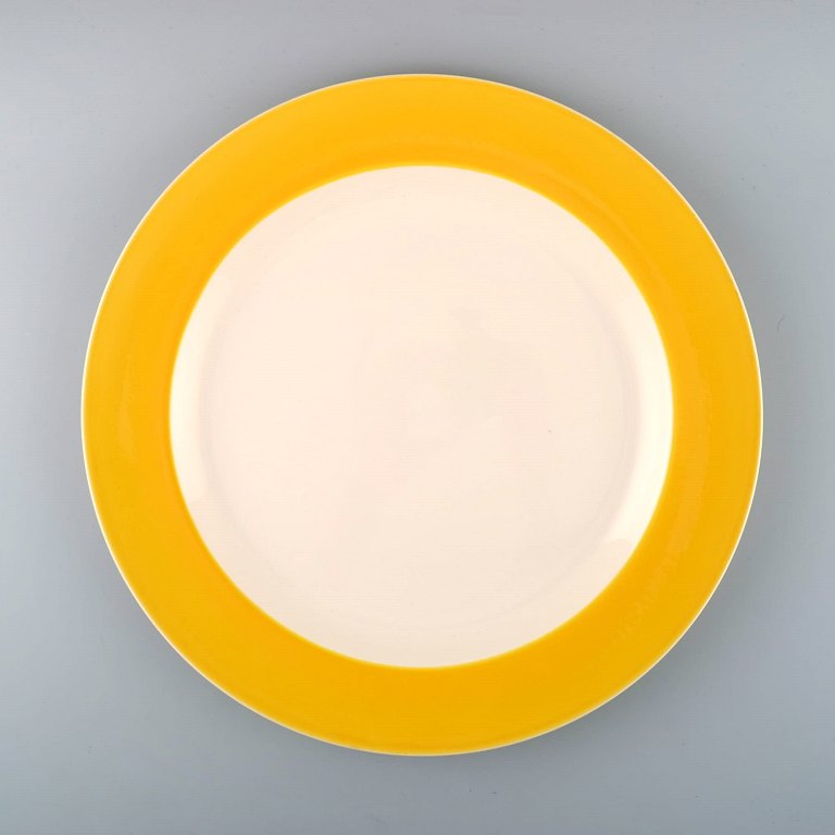 Large round platter, Susanne Yellow Confetti Royal Copenhagen / Aluminia.