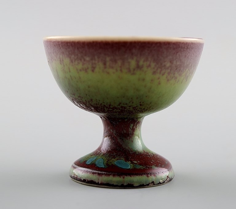 Stig Lindberg (1916-1982), Gustavsberg Studio hand, ceramic miniature vase.
