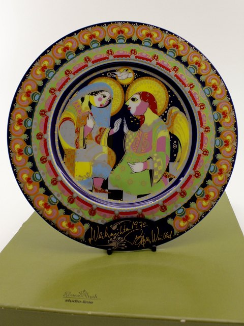 Bjørn Wiinblad Christmas plate 1975