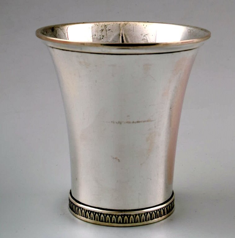 Silver beaker, 1940s.
