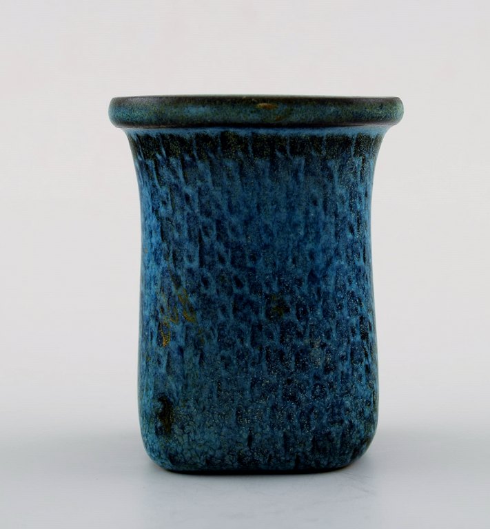 Stig Lindberg (1916-1982), Gustavsberg Studio hand, ceramic miniature vase.