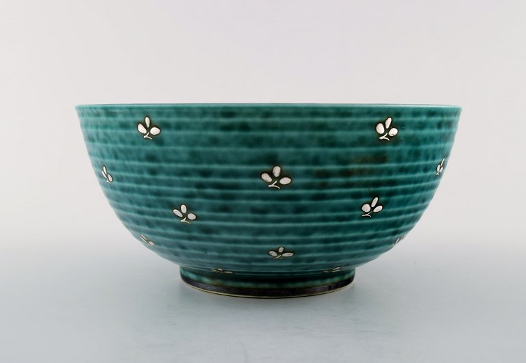 Wilhelm Kåge, Gustavsberg, Argenta Art Deco Bowl.

