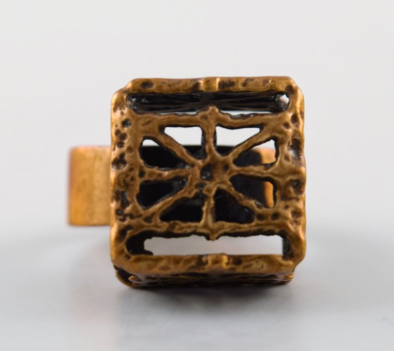 Pentti Sarpaneva, Finland - bronze openwork ring.