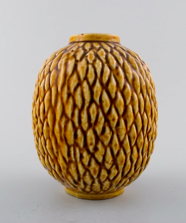 Rörstrand Gunnar Nylund "Chamotte" vase. 1960 s.