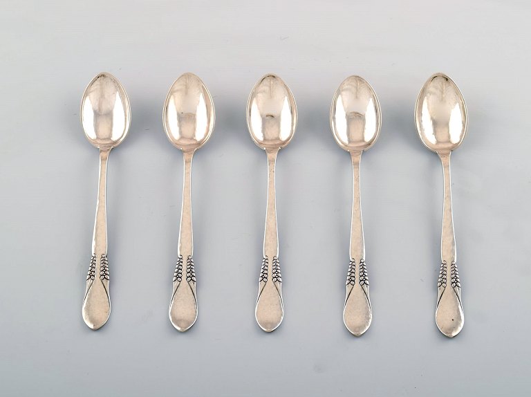 Danish silver (830), 4 teaspoons.
