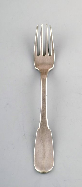 Hans Hansen silverware Susanne, lunch fork in sterling silver.
