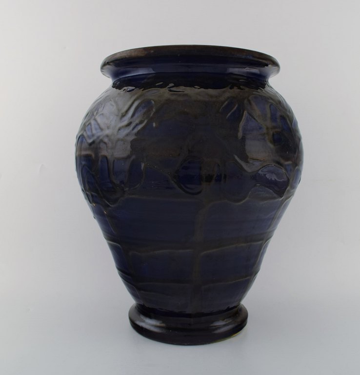 Kähler, Denmark, glazed stoneware vase in modern design.
