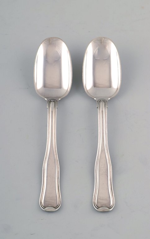 2 pcs. Georg Jensen Old Danish dessert spoon.
