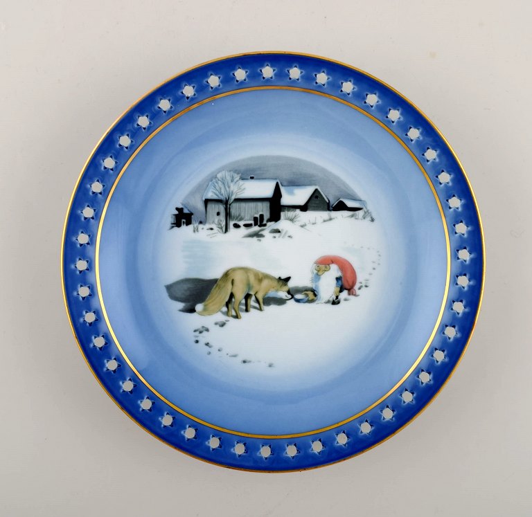 B & G (Bing & Grondahl), Christmas service, Harald Wiberg. Plate.
