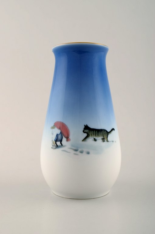 B&G (Bing & Grøndahl), Juleservice, Harald Wiberg. Vase.
