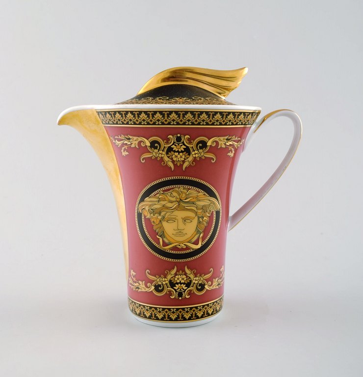 Gianni Versace for Rosenthal. Mocca pot. classical style. Medusa.
