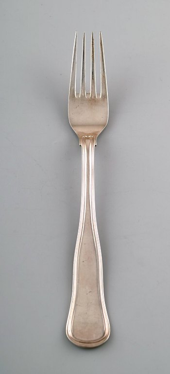 Cohr dinner fork, Old Danish silver cutlery (830). 1950