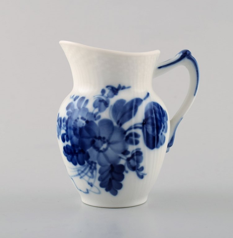 Blue flower curved cream jug from Royal Copenhagen.
