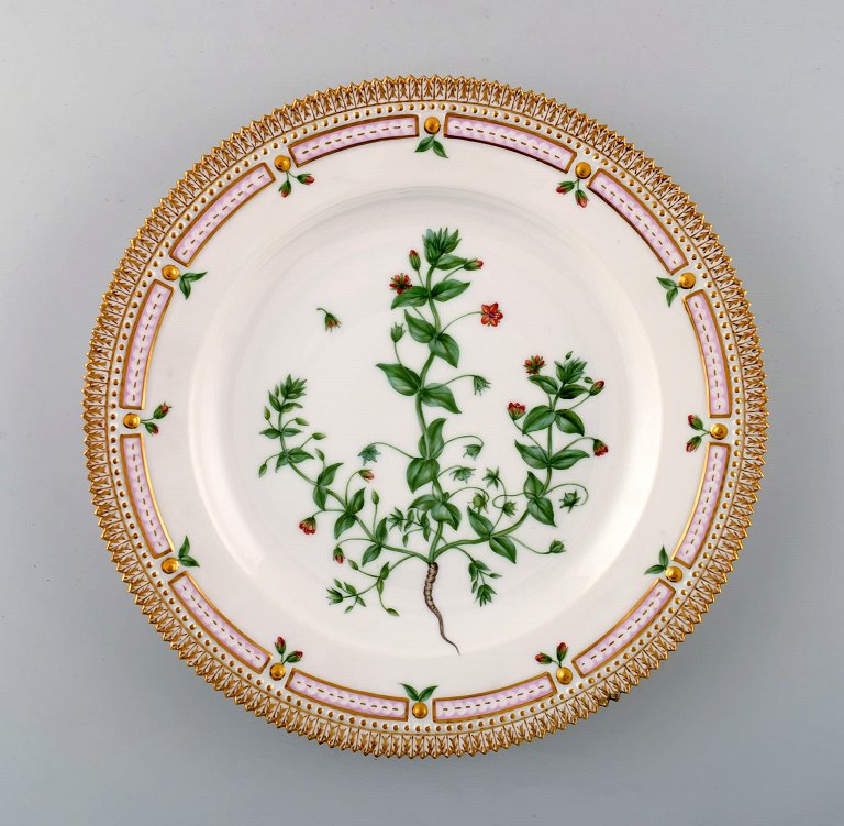 Royal Copenhagen Flora Danica dinner plate # 20/3549.
