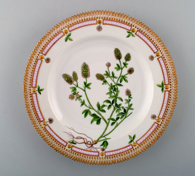 Royal Copenhagen Flora Danica dinner plate # 20/3549.
