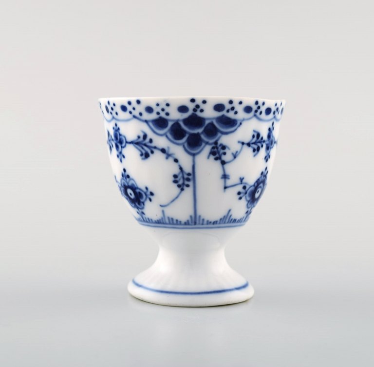 Royal Copenhagen Blue Fluted Half Lace Egg Cup # 1/542.
