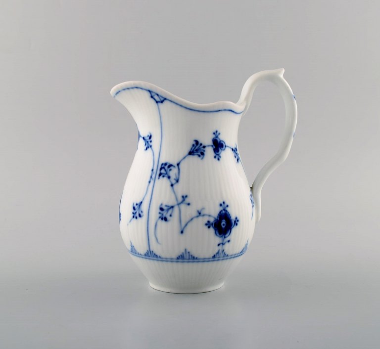 Bing & Grondahl / B&G, Blue Fluted. Milk jug / pitcher.
