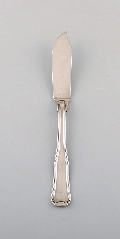 Georg Jensen Dobbeltriflet fiskekniv i sterlingsølv. 10 stk. på lager.

