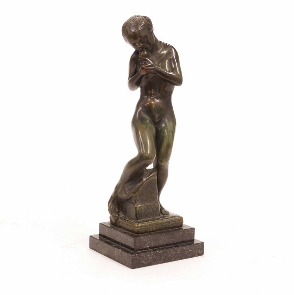 Kai Nielsen, 1882-1924: Skulptur aus Bronze. Signiert.
H: 34cm