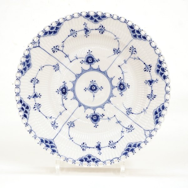 Royal Copenhagen: Satz von sechs Zwiebelmusster Tellern 1084. D: 25cm