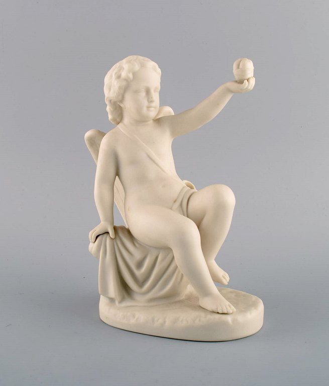 Gustafsberg / Gustavsberg, Sweden. Angel in biscuit. Dated 1930.
