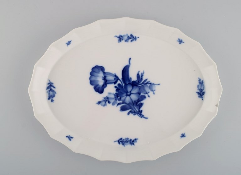 Royal Copenhagen. Blue flower angular tray.
