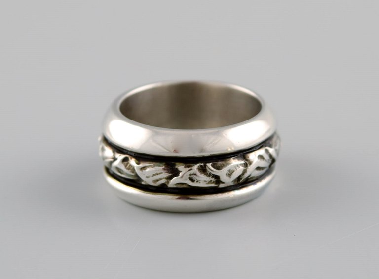 Georg Jensen ring in sterling silver. Model 28D. Late 20th century.
