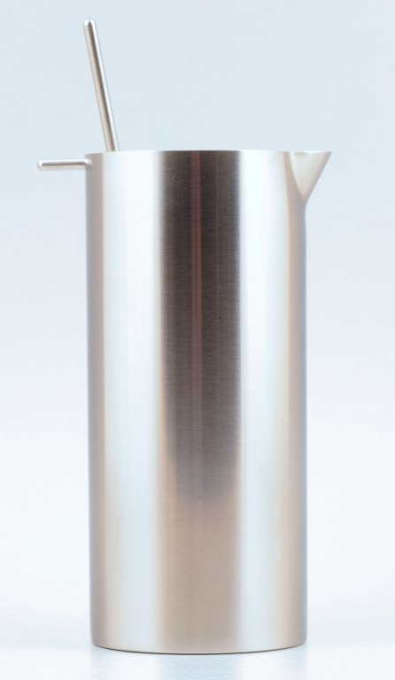 Arne Jacobsen for Stelton cocktail mixer in stainless steel.
