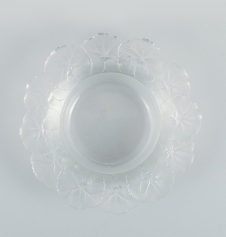 Rene Lalique, Honfleur bowl in art glass.