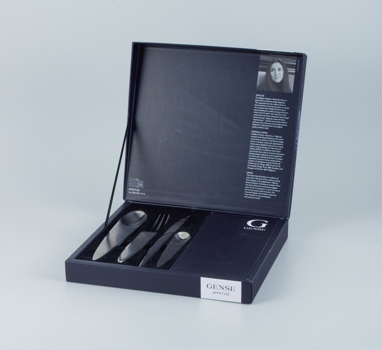 Appetize, Nedda El-Asmar for Gense, Sweden.16 pieces of cutlery.