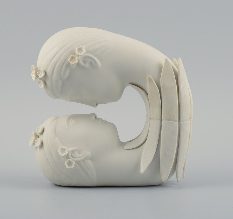 Stig Lindberg for Gustavsberg, rare figure, Parian 6 - "Narcissus", figure in 
biscuit porcelain.