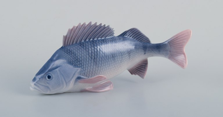 Royal Copenhagen, porcelain figurine of a perch.