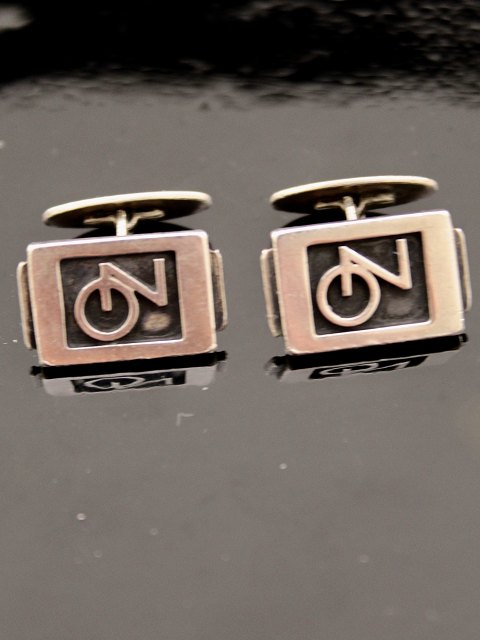 830 silver vintage cufflinks