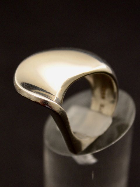 Hans Hansen sterling silver modern ring