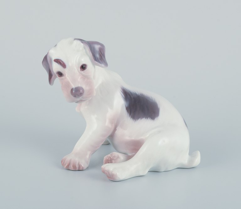 Bing & Grøndahl, porcelain figurine of a Sealyham Terrier puppy.