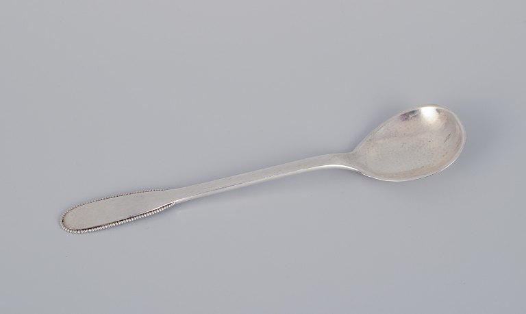 Evald Nielsen No. 14. Rare marmalade spoon in 830 silver.