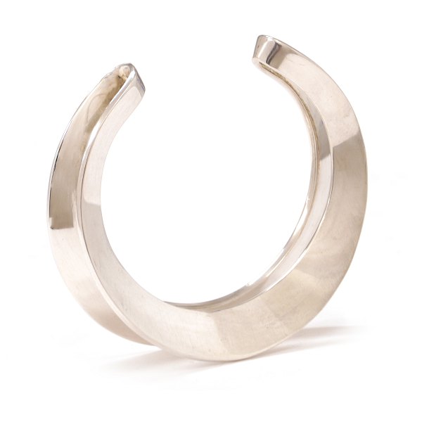 Hans Hansen Sterlingsilber Armring. D innen: 5,8x5,2cm