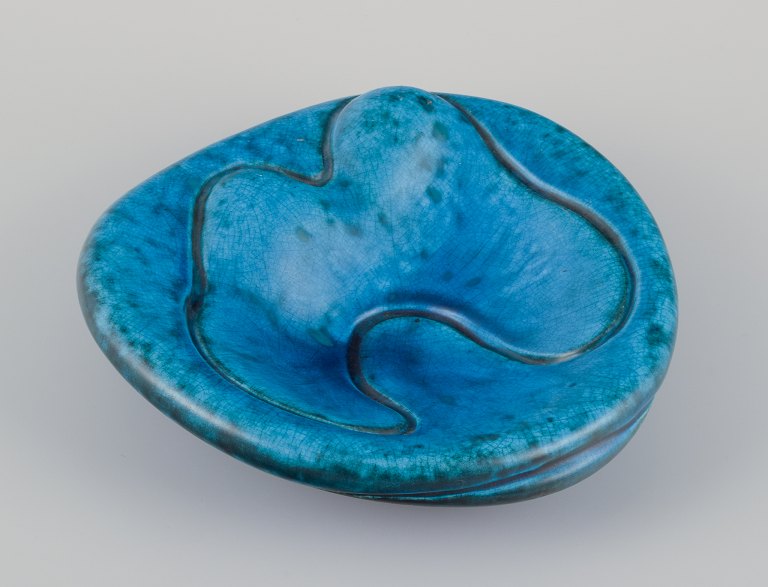 Hans Hedberg for Biot, France. Unique ceramic bowl.