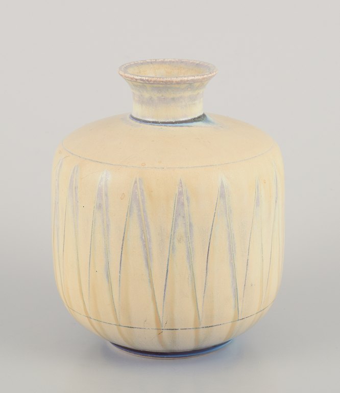 John Andersson for Höganäs, Sweden. Unique ceramic vase.
