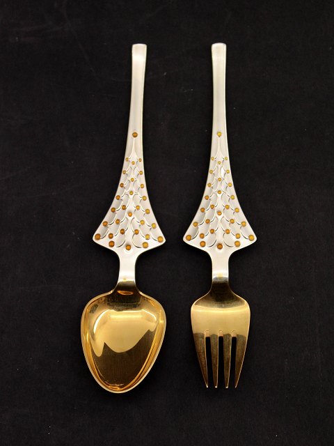 A Michelsen Christmas spoon/fork 1965