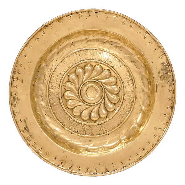 Brass plate Nürnberg circa 1650. D: 41cm