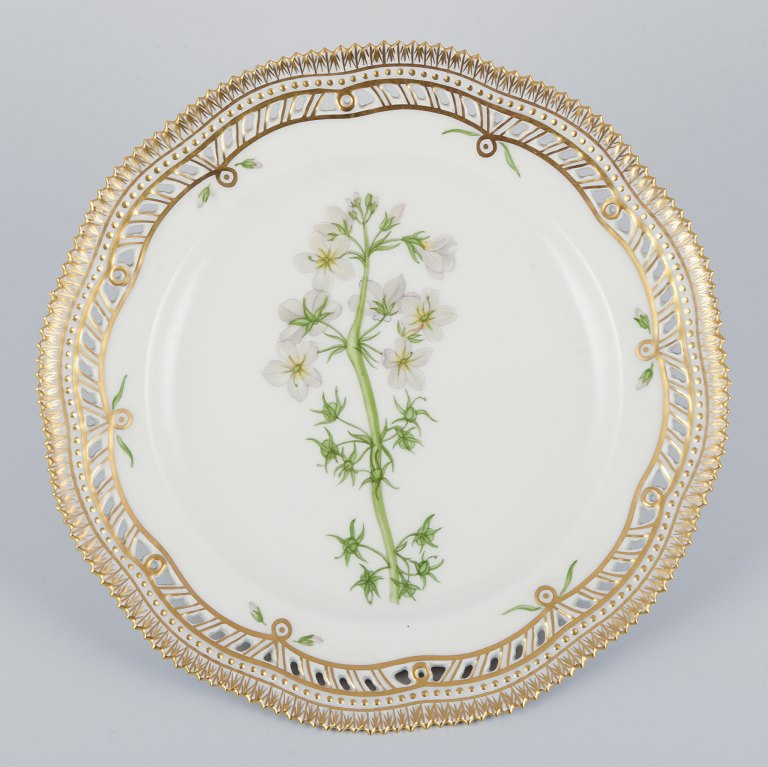 Royal Copenhagen Flora Danica openwork lunch plate.