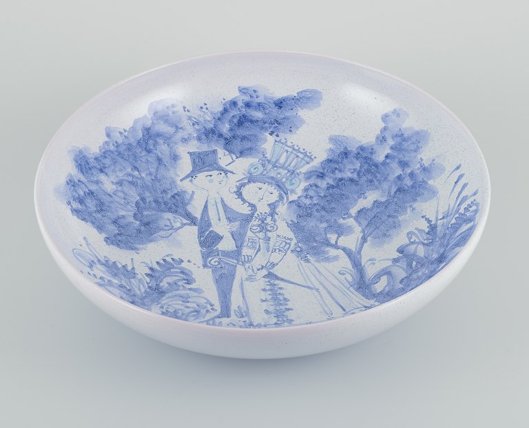 Bjørn Wiinblad, own studio.
Large ceramic bowl.