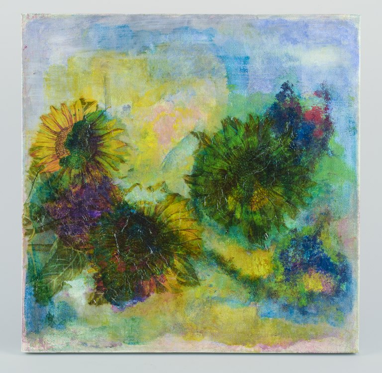 Beate Larsen, Danish artist.
Oil on canvas.
